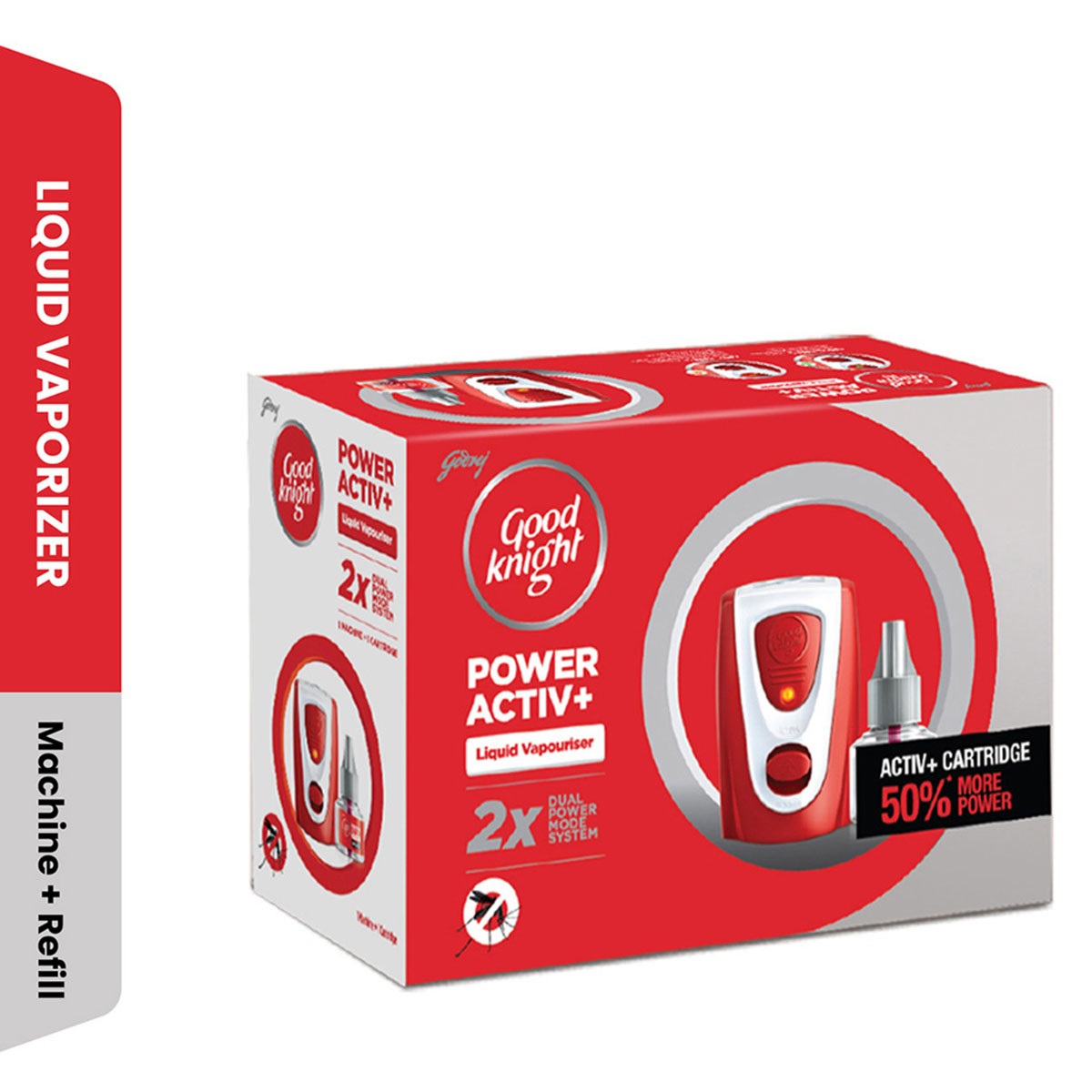 Goodknight Activ Liquid Vaporiser Mosquito Repellent – Combi | Machine + Refill |