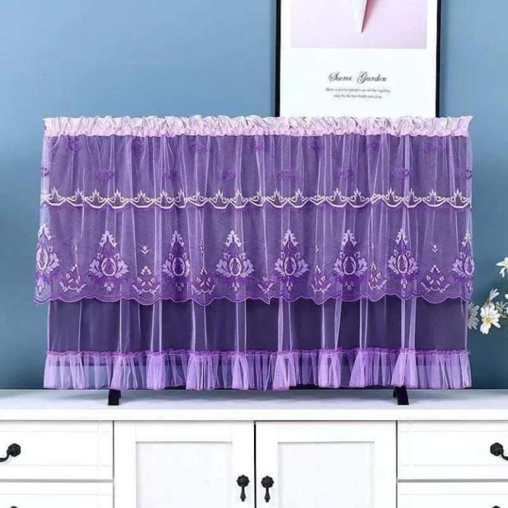 1 Piece  Lace 32 Inches Television Cover LCD TV Dust Cover TV Cover for  32/42/50 Inch