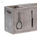 Utensil Holder Flatware Holder Cutlery Holder Container Wooden Silverware Organizer Tableware Storage Rack for Restaurant Dining Table Home.