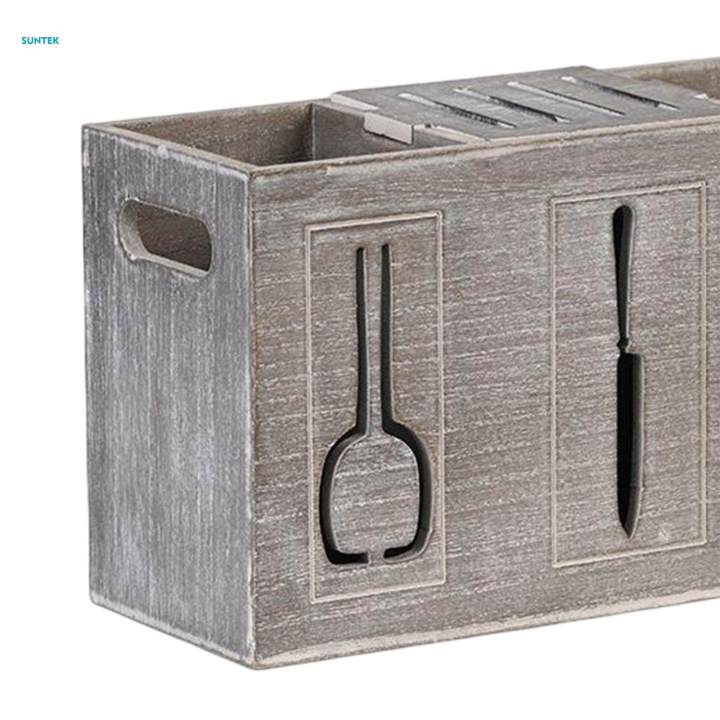 Utensil%20Holder%20Flatware%20Holder%20Cutlery%20Holder%20Container%20Wooden%20Silverware%20Organizer%20Tableware%20Storage%20Rack%20for%20Restaurant%20Dining%20Table%20Home%20-%20Image%208
