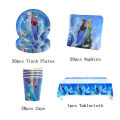 Disney Frozen Birthday Party Decoration Supplies Kids Girls Anna Elsa Theme Balloon Set Tableware Party Decor Baby Shower Favors. 