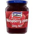 Cottees Raspberry jam 500gm. 