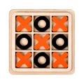 Parent-Child Interaction Wooden Board Game XO Tic Tac Toe Chess Funny Developing Intelligent Educational Toy Puzzles. 