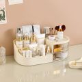 Cosmetic storage box, Desktop dressing table, Makeup mirror, Skincare storage rack, Lipstick sorting box.