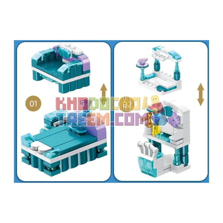 Disny%20Princess%20Frozen%20Anna%20Elsa%20Ice%20and%20Snow%20Grocery%20Store%20Building%20Blocks%20with%20Lighting%20Compatible%20%20Universal%20Girls%20Series(554+pcs)%20-%20Image%206