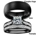 wish aliexpress ebay new wedding engagement women's ring set ring stainless steel dragon pattern men's ring couple ring. 