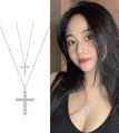 Cross Pendant Necklace  - Crystal Cross Pendant Necklace - Jewelry for Men / Women. 