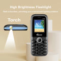 Imam i104Gold Dual SIM 1100mAH Feature Phone Display-1.77 Camera-VGA Big Torch Light Wireless FM Radio. 