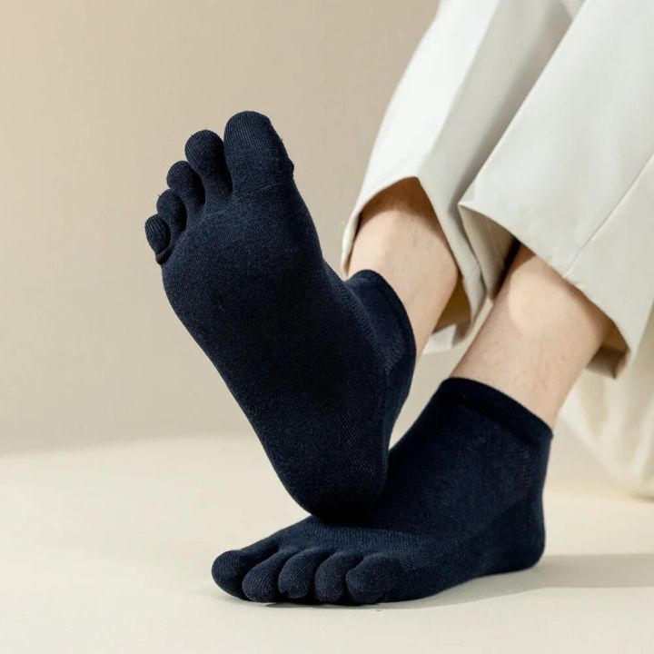 5%20Pairs%20Men%20Socks%20Socks%20with%20Separate%20Fingers%20Summer%20Thin%20Mesh%20Toe%20Socks%20Low%20Cut%20Ankle%20Five%20Finger%20Socks%20High%20Quality%20Cotton%20-%20Image%205