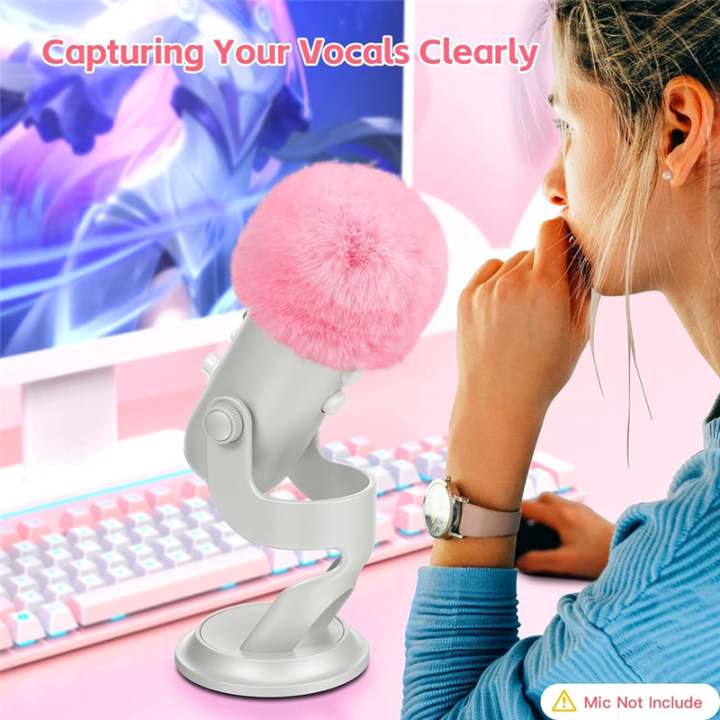 Mic%20Foam%20Cover%20for%20Blue%20Microphone%20for%20Sound%20K66%20Pink%20-%20Image%203