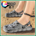 Sandals for Men Women Sandals Men Slippers Slippers for Women Hole Shoes Beach Shoes Two Wear Men Sandals Plus Size 36-45.