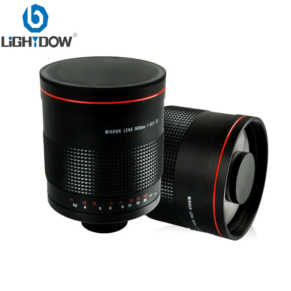 Lightdow 900mm F8.0 Telephoto Mirror Lens Camera Lens for Canon