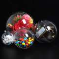 5Pc Christmas Transparent Ball Plastic Christmas Trees Open Ball Box Bauble Ornament Wedding Gift Present Party Home Decoration. 