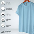 Manfare's Premium Solid T Shirt - Tourquise I MF-431. 