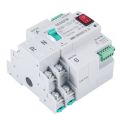 Practical product Dual-Power Automatic Transfer Switch 2P 100A Household 35mm Rail Installation. 
