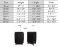 1 Pcs Water proof Luggage Bag Cover Suitcase Trolley Case Protective Dust Rain cover Non-woven Fabric Anti-Scratch Luggage Protector Cover. 