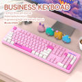 Mechanical Wired Gaming Keyboard Ergonomics Splash Water 104keys ABS Wear-resistant Keycaps Keyboards with Technology Light Key. 