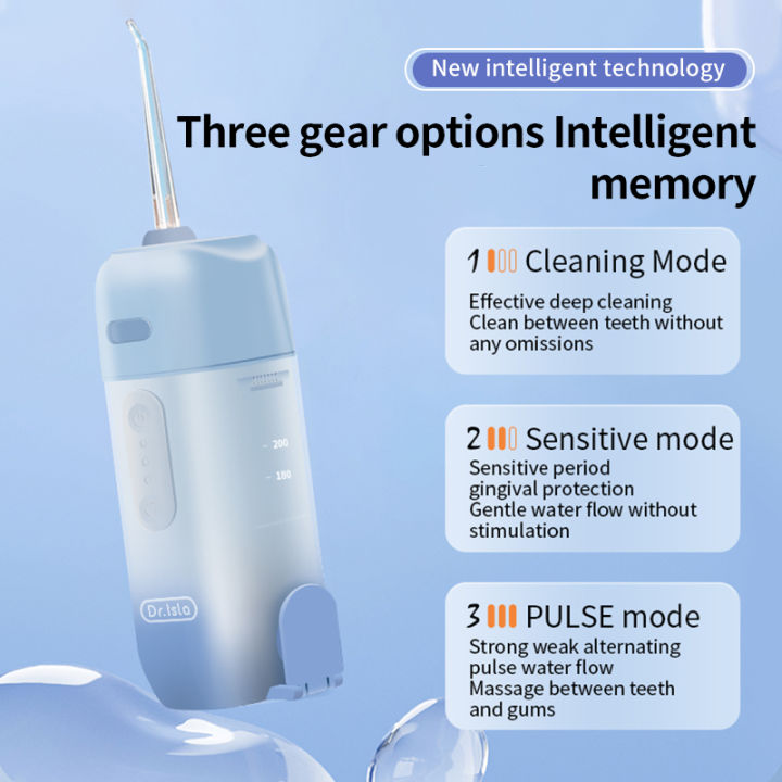 Dr.isla%20Oral%20Irrigator%20USB%20Portable%20Electric%20Water%20Flosser%20Teeth%20Cleaner%20Dental%20Air%20Flosser%20200ML%20Rechargeable%20Oral%20Irrigator%20-%20Image%203