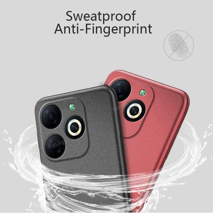 Biruiqu%20For%20Tecno%20Spark%20Go%202024%20Shockproof%20Anti%20Slip%20Soft%20TPU%20Sandstone%20Matte%20Back%20Case%20Cover%20-%20Image%202