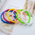 2023 Trendy Wholesale Candy Color Resin Bangle Bracelet Fashion Square Acrylic Plastic Bangles Bracelet Jewelry. 