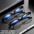 Anti Radiation Blue Light Eyeglasses Replaceable Lens Computer Glasses High Qulity Half Metal Glass. 