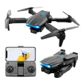 E99 Pro Brushed Motor Dual Camera with 2.4Ghz Dual Battery Folding Camera Drone-(WIFI  With Sensor Protect). 