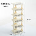 Simple children's special shoe rack, multi-layer girl's baby shoe rack, narrow storage rack at home door, mini shoe cabinet. 