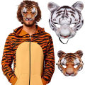 Animal Mask 3D Realistic Half Face Mask Halloween Carnival Masquerade Birthday Party Game Cosplay Costume Accessories Props. 