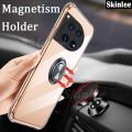 Phone case For OnePlus 12R Back cover Ring Holder Ultra Thin Transparent Car Navigation Soft Silicone Clear cover For OnePlus 12R Cover cases.