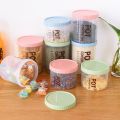 Portable Large Capacity Kitchen Food Storage Canisters Transparent Sealed Grain Fresh Preservation Box Household with Scale Cereal Jars for Kitchen. 