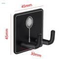 2x Wall Mounted Racket Rack Portable Wall Hook Metal Badminton Racket Hook. 