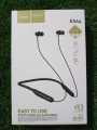 Hoco ES64 Sports Bluetooth Earphones Neckband BT V5.3 Headphones (30 Hours Music) Earbud earphone Neckband.