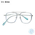 OQ BOGA 4 Styles Unisex Fashion Anti Blue Light Proof Radiation Computer Glasses Women Men Eye Protection Irregular Frame Full Rim Eyewear. 