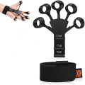 4-Pack Finger Extensor Adjustable Silicone Hand Trainer Five Finger Exerciser Finger Trainer Set for Improving Finger Function and Movement. 