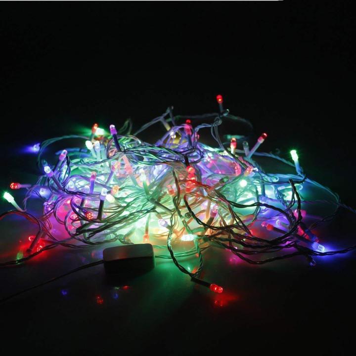 100LED Cloud Shop Diamond RGB 8Modes Fairy Lights (Multicolour)