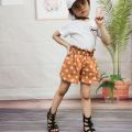 MIC 3-14T Baju Seluar Pendek Perempuan Baby Girls Short Pants Korean Daisy Dress Kids Budak Girl Dres Shorts Pant Skirt.