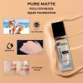 Everly Beauties Pure Matte Full Coverage Liquid Foundation with SPF 15+. 