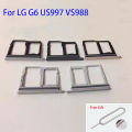 Sim Tray Card Holder For LG G6 US997 VS988 Sim Card Adapter SIM Card with Micro SD Card Holder Slot Tray Adapter Replacement Part.