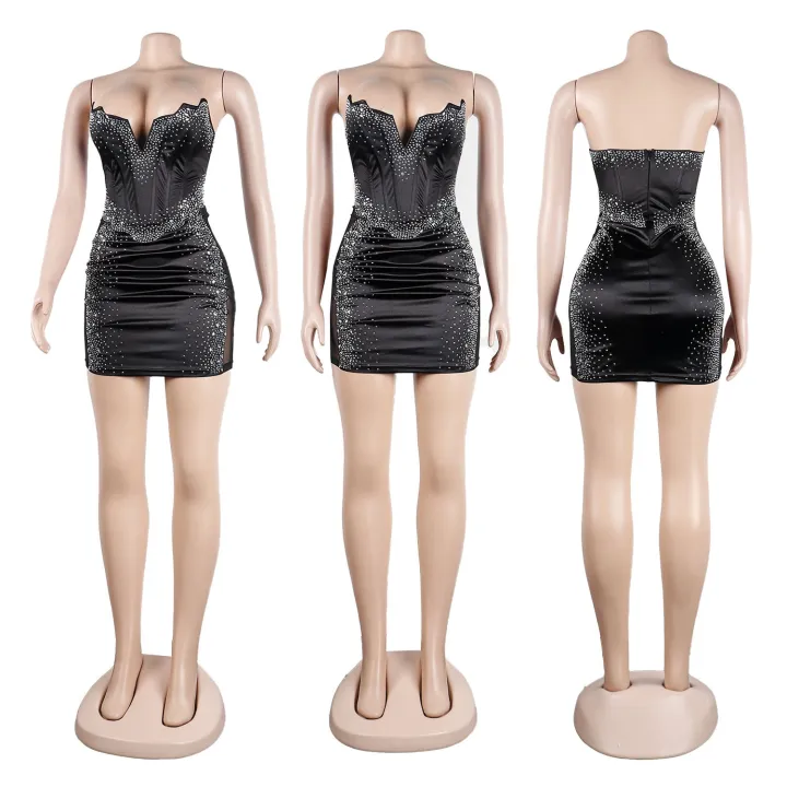 Mesh%20Rhinestone%20Short%20Prom%20Corset%20Dresses%20V%20Neck%20See%20Through%20Night%20Club%20Outfits%20Party%20Evening%20Bodycon%20Diamond%20Mini%20Dress%20-%20Image%206