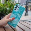 For Samsung Galaxy A32 5G IMD Marble Pattern TPU Phone Case.