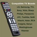 1 PCS TV Remote Replacement Accessories ,LG, , Sharp, , , , , , , , , , Seiki.