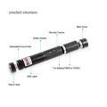 15 Miles 532nm Adjustable Focus Green Pointer Light Beam Light Pen +Star Cap 5mw - Black.