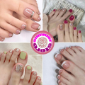 【The Edge of Beauty】New UMMER 24 Feet Nail Feet Nail Tip Finihed Product Wholeale Toenail Nail Patch Nail ticker Fake Nail Tip.