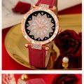 Fashionable and Exquisite Watch Six Piece Set Suitable for Ladies and Girls Luxury Women's Round Dial Luxury Watch Fashionable New Design Suitable for Personal Use or Gift Birthday Party.