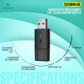 USB Wifi Baseus FastJoy Series 650Mbps High Speed 2.4G / 5G Dual Band WiFi Adapter. 