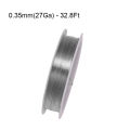 0.1mm - 2.0mm High Temp Wire Nichrome Heat Resistant Wire General Purpose Support Wire Craft Wire (Length 1/5/10M) MuXiaRe.
