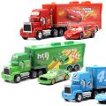 【happy one】Disney Pixar 4 Truck McQueen Uncle 1:55 Diecast Metal Alloy And Plastic Modle Toys Car Gifts For Children.
