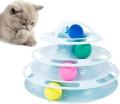 Cat Tower Tracks Ball Pet Toys with Spring Mouse.