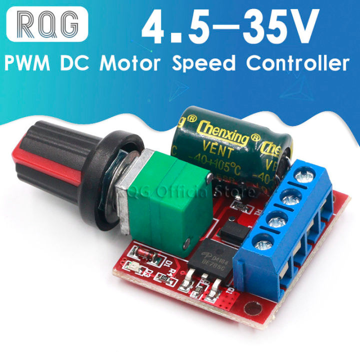 High-Power 5A 90W PWM 12V DC Motor Speed Controller Module: Adjustable Speed Regulator for Precise Control