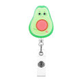 ABS Badge reel clip Unique ID Card Holder Retractable Nurse ID card holder Fruit Cute Fruit cartoon design for Nurse badge holder for hospitals ID card holder for doctors Students' badge reel clip.